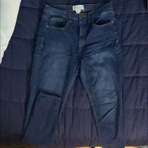 High-Rise Dark Wash Jeggings